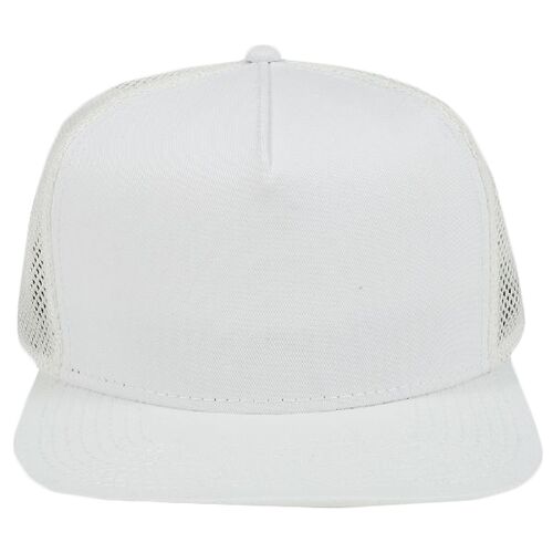 OTTO Superior Cotton Twill Square Flat Visor w/ Superior Polyester Mesh Back "OTTO SNAP" Five Panel Thumbnail